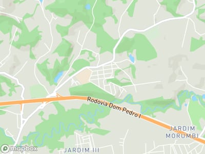 Mapa da área de atendimento de Mrc em Atibaia