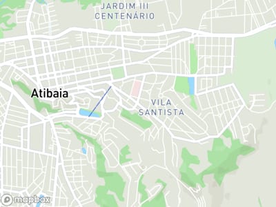 Mapa da área de atendimento de TD Studio Nutricao & Bem-estar Ltda em Atibaia
