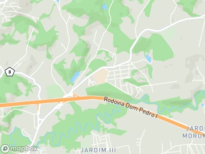 Mapa da área de atendimento de Lyme Vidros e Esquadrias em Atibaia