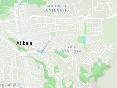Mapa da área de atendimento de Clinica de Estetica Paula Donega em Atibaia