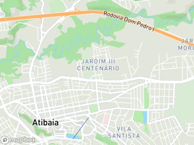Mapa da área de atendimento de Renovar Saude e Bem Estar em Atibaia