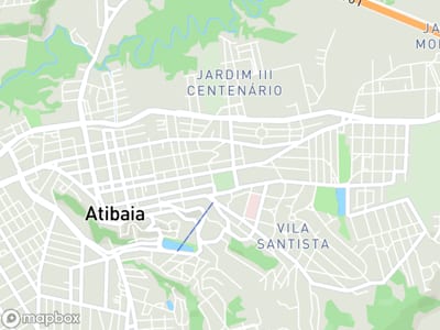 Mapa da área de atendimento de Portal Solar Ribeirao Pires 70264 em Atibaia