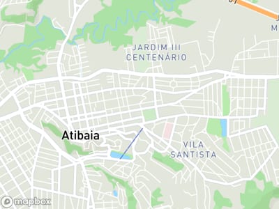 Mapa da área de atendimento de Mello Solucoes em Atibaia