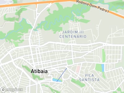 Mapa da área de atendimento de Nutrindo Respeitosamente em Atibaia