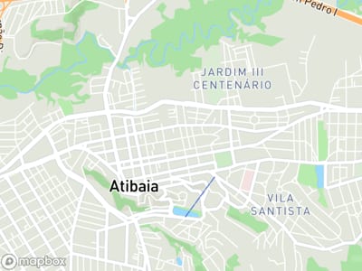 Mapa da área de atendimento de Esteticaspadepil Ltda em Atibaia