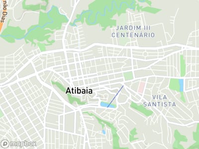 Mapa da área de atendimento de Espaco de Beleza Raizes em Atibaia