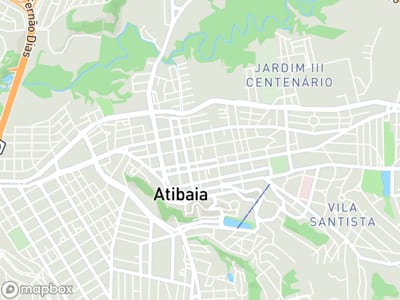Mapa da área de atendimento de Obara Studio em Atibaia