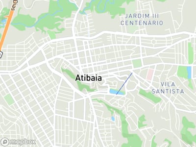 Mapa da área de atendimento de Kross em Atibaia