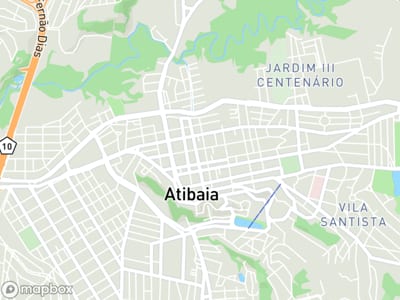 Mapa da área de atendimento de Clinica de Emagrecimento Lc Atibaia em Atibaia