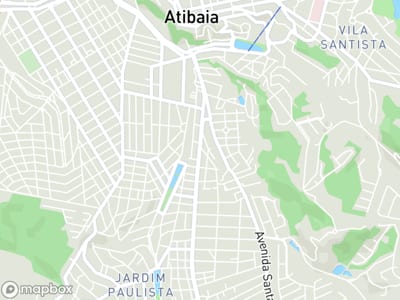 Mapa da área de atendimento de Almeida Pneus em Atibaia