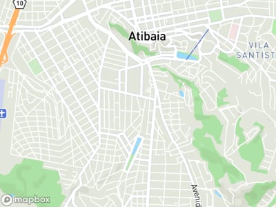 Mapa da área de atendimento de Vcar em Atibaia