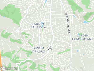 Mapa da área de atendimento de Estacao Crianca em Atibaia