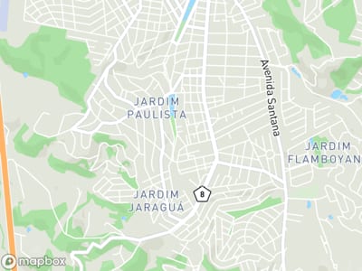Mapa da área de atendimento de Bruna Vaz Medcare em Atibaia