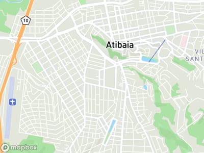 Mapa da área de atendimento de Benaki em Atibaia