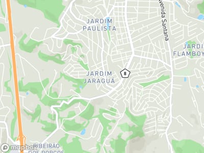 Mapa da área de atendimento de Flavia Valente Pediatra em Atibaia