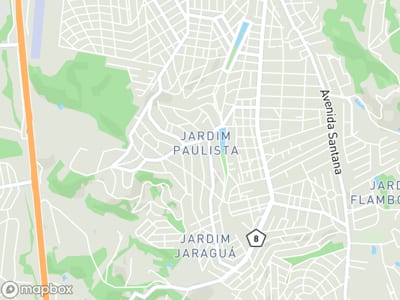 Mapa da área de atendimento de RM Med em Atibaia