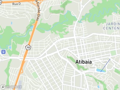 Mapa da área de atendimento de Constant. Moving Fisioterapia Integrativa em Atibaia