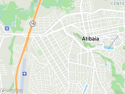 Mapa da área de atendimento de Daiane Olivares Odontologia Integrada em Atibaia