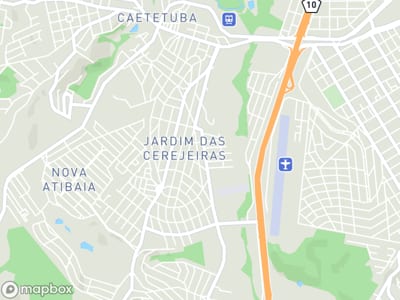 Mapa da área de atendimento de Marcenaria Hernandez em Atibaia