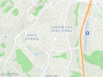 Mapa da área de atendimento de L L Alves & Soares em Atibaia