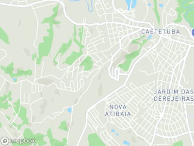 Mapa da área de atendimento de Nutricionista Debora Barros em Atibaia