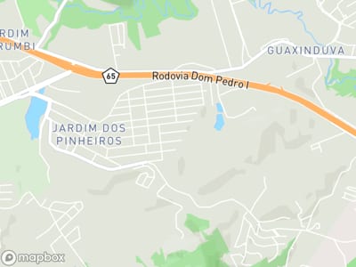 Mapa da área de atendimento de JG Contabilidade & Assessoria Empresarial em Atibaia