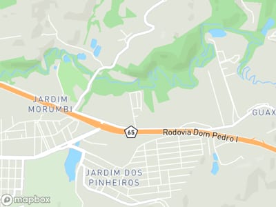 Mapa da área de atendimento de Oneclick Fotografia em Atibaia