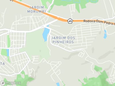 Mapa da área de atendimento de Isabella Ulprist em Atibaia