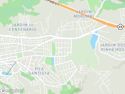 Mapa da área de atendimento de Vetcare em Atibaia