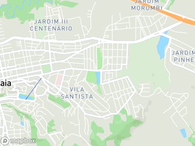 Mapa da área de atendimento de R Bagattini Cruz em Atibaia